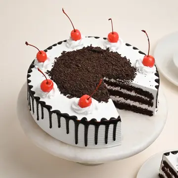 Black/white forest cake